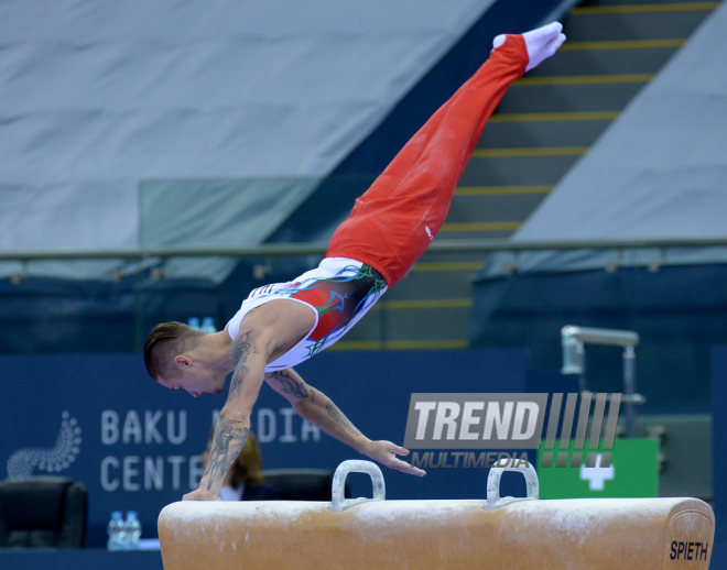 Bakıda idman gimnastikası üzrə Dünya Kuboku yarışlarının ilk günü start götürüb. Azərbaycan, 19 fevral, 2016